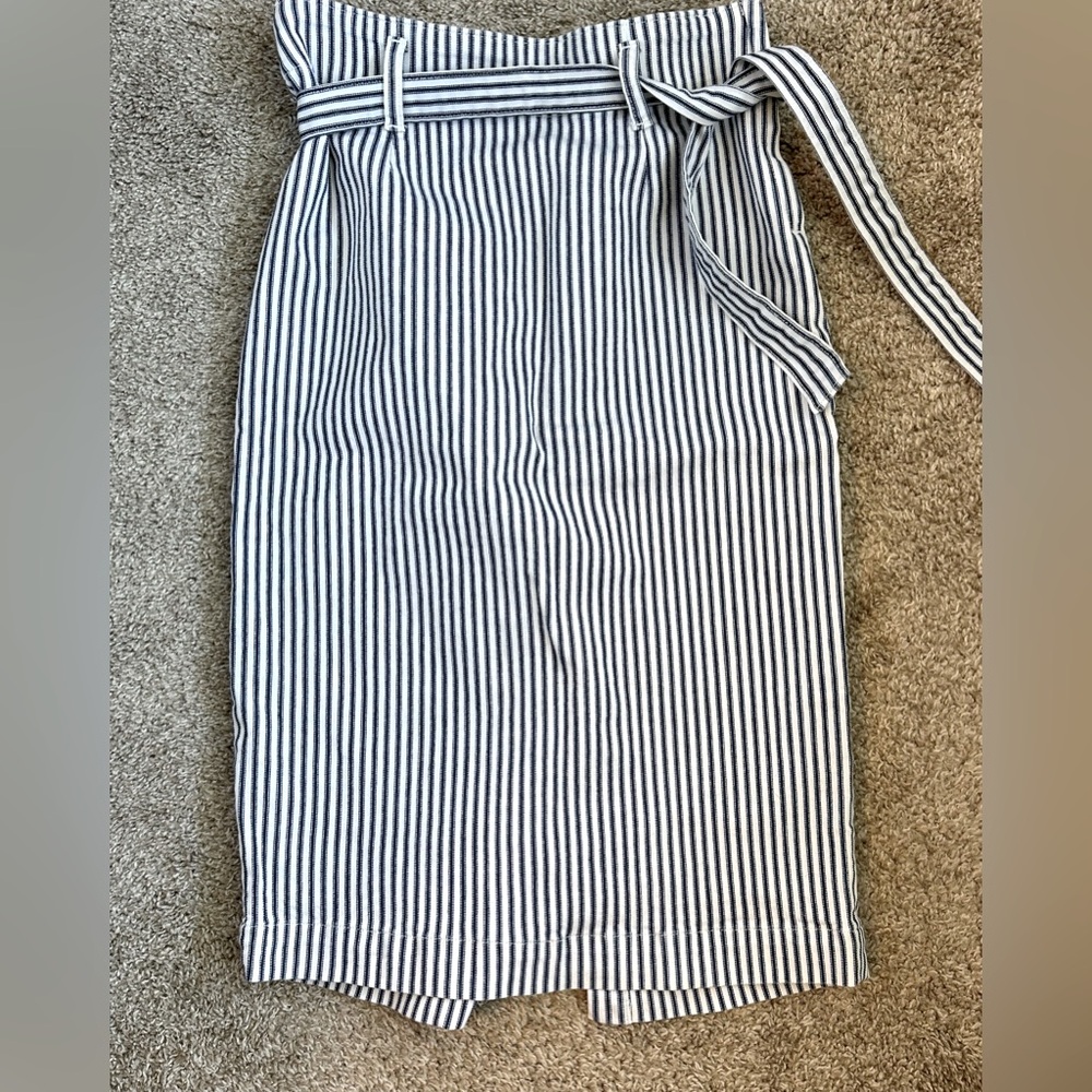 Jcrew Midi Denim Skirt Size 25 Like New